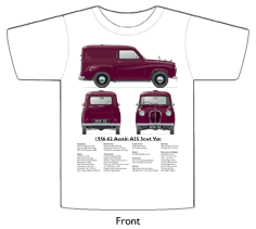 Austin A35 Van 1956-62 T-shirt Front